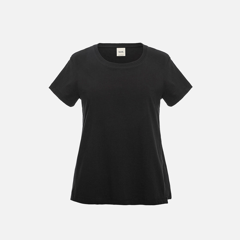 Cotton Maternity Tee - Black