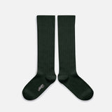 Baby & Kids Cotton Knee Socks - Forest Green