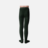 Babies & Kids Cotton Rib Tights - Forest Green