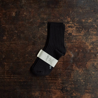 Adult's Cotton Short Socks - Coal
