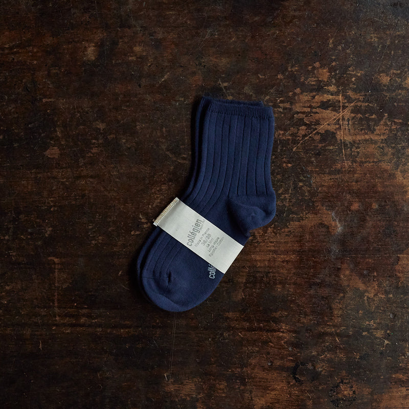 Adults Cotton Short Socks - Navy