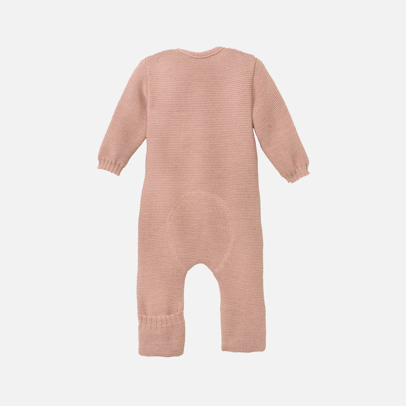 Baby Merino Wool Suit - Rose