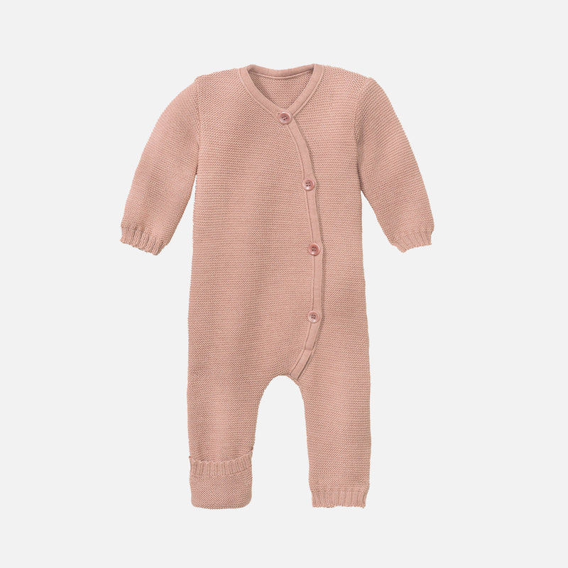 Baby Merino Wool Suit - Rose