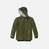 Boiled Merino Wool Outdoor Jacket - Olive