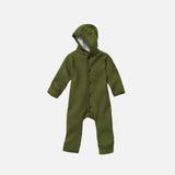 Baby & Kids Boiled Merino Wool Overall - Olive