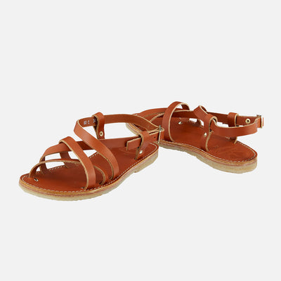 Women’s Leather Bornholm Sandals - Brown