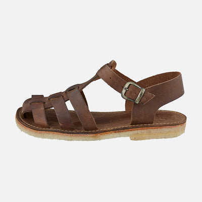 Women’s Leather Ringkøbing Fisherman Sandals - Cocoa