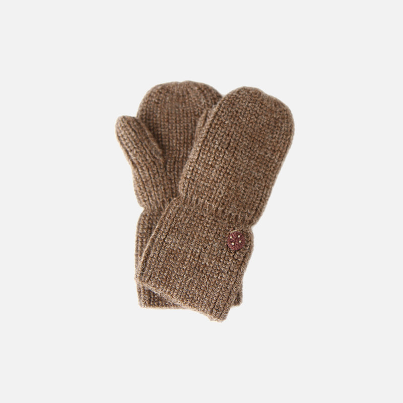 Baby & Kids Alpaca Mittens - Cocoa