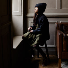 Baby/Kids' Boiled Merino Wool Jacket in grey - sizes 1-8 years