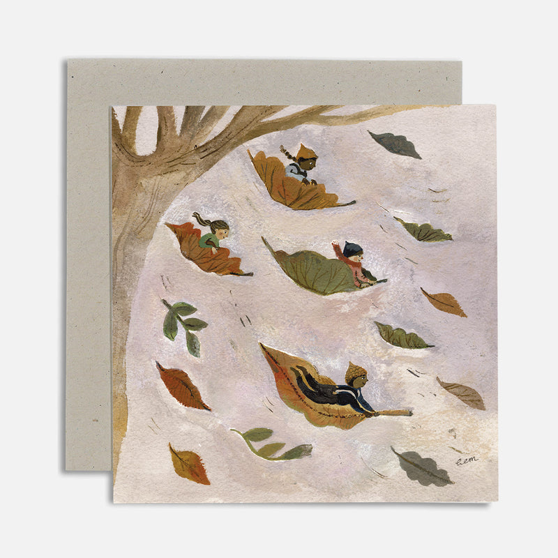 Greeting Card - Autumn Leaves