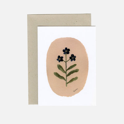 Greeting Card - Forget Me Not