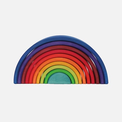 Wooden 10 Piece Rainbow - Counting