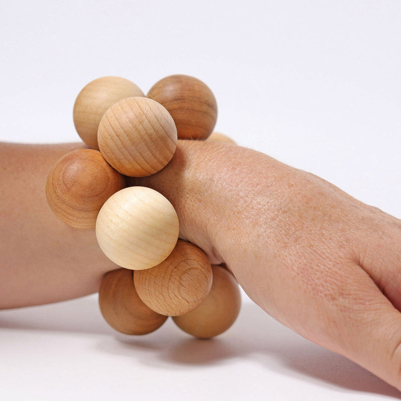 Wooden Baby Beads Grasper - Natural