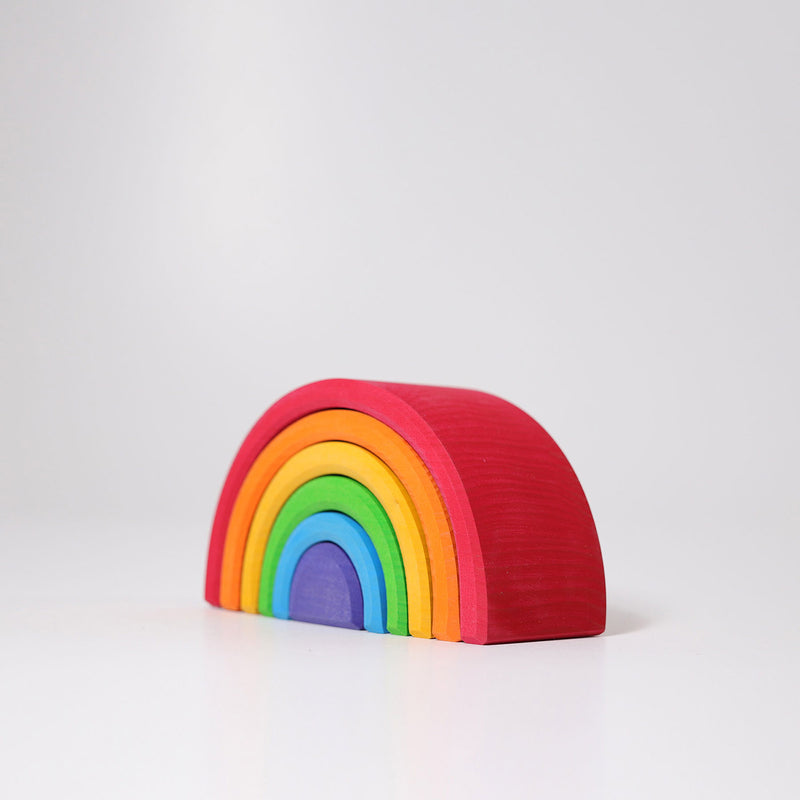 Wooden 6 Piece Rainbow - Colourful