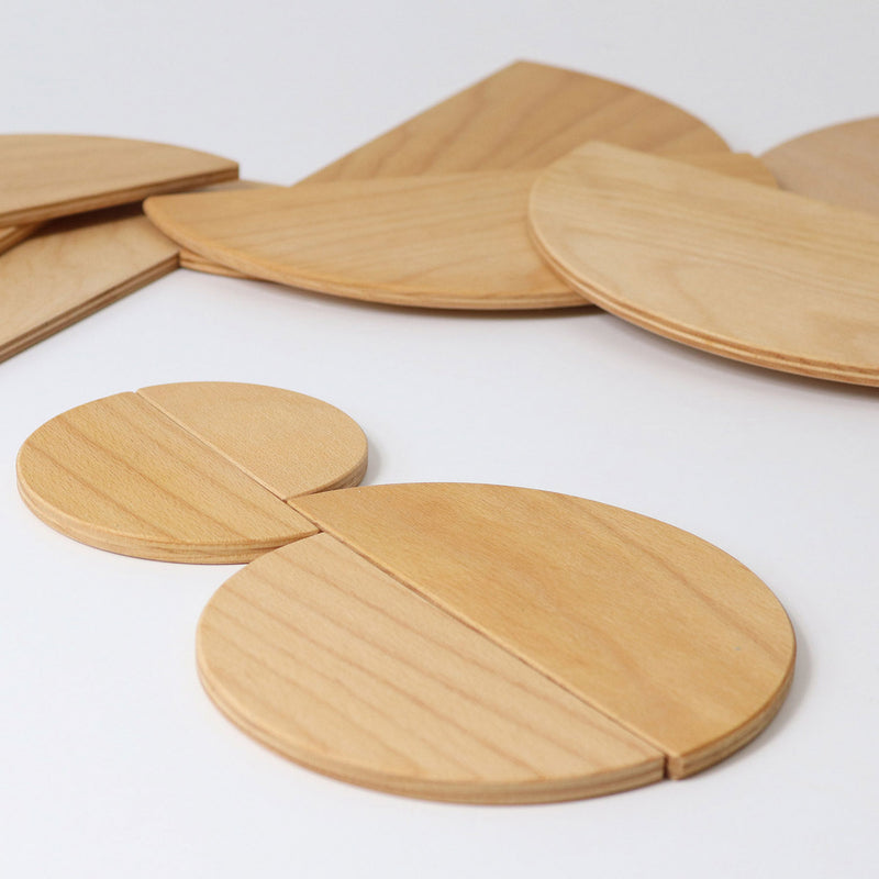 Wooden Semi Circles - Natural