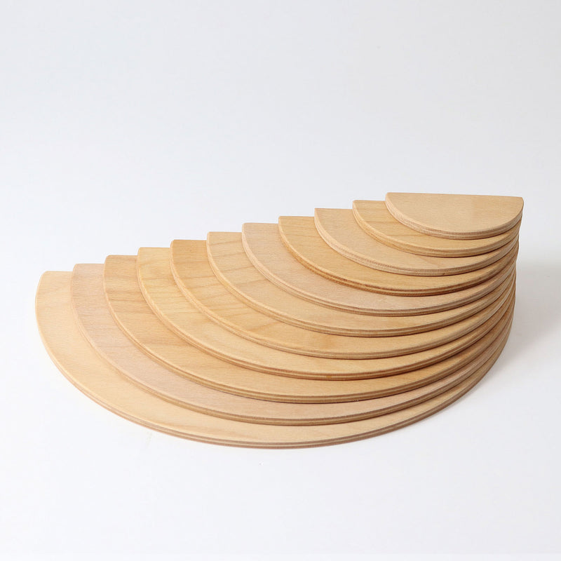 Wooden Semi Circles - Natural