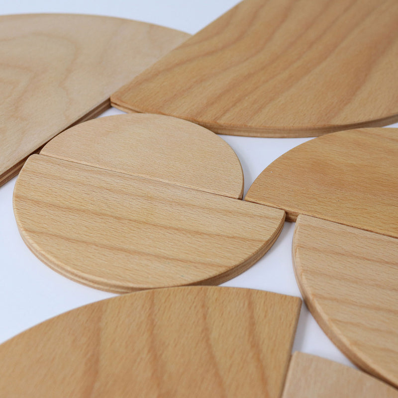 Wooden Semi Circles - Natural