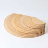 Wooden Semi Circles - Natural