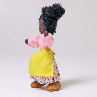 Handmade Cotton Doll's House Doll - Mrs Ebenholz