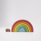 Wooden 6 Piece Rainbow - Pastel