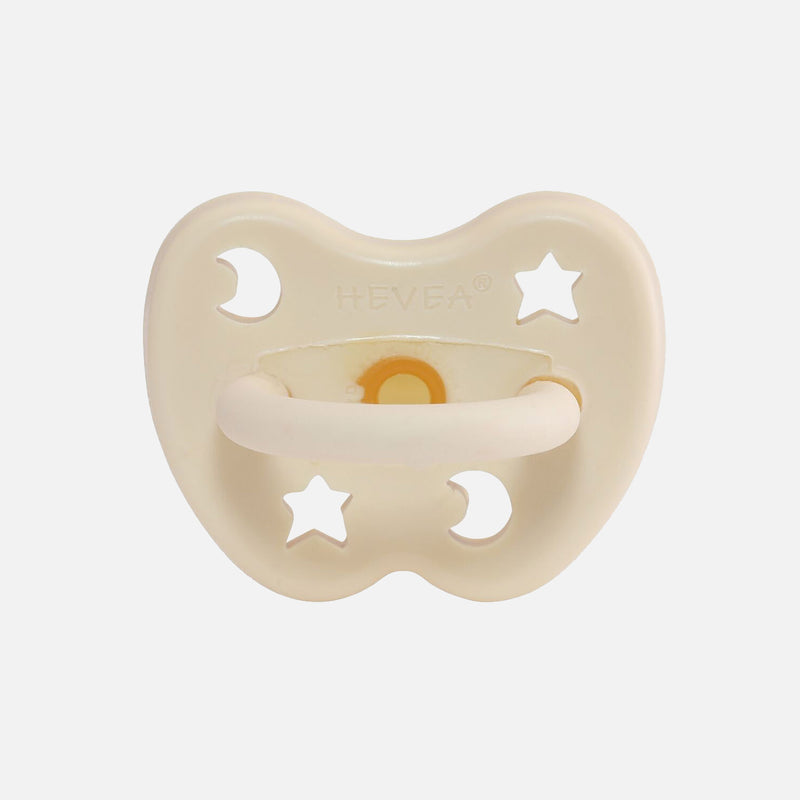 Natural Rubber Coloured Round Soother/Pacifier - Many Colours