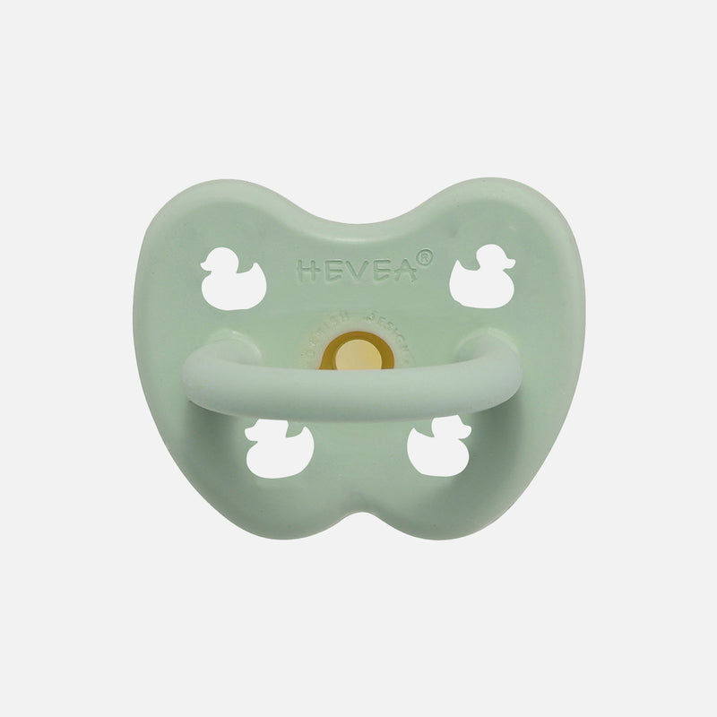 Natural Rubber Coloured Round Soother/Pacifier - Many Colours