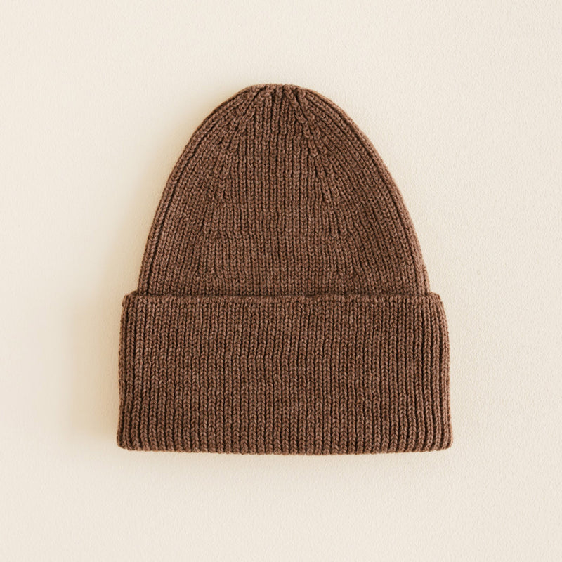 Baby & Kids Merino Wool Fonzie Beanie - Mocha