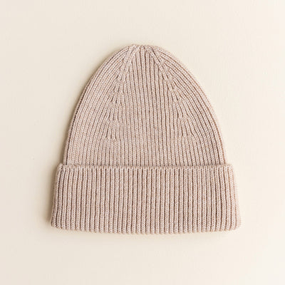 Baby & Kids Merino Wool Fonzie Beanie - Sand