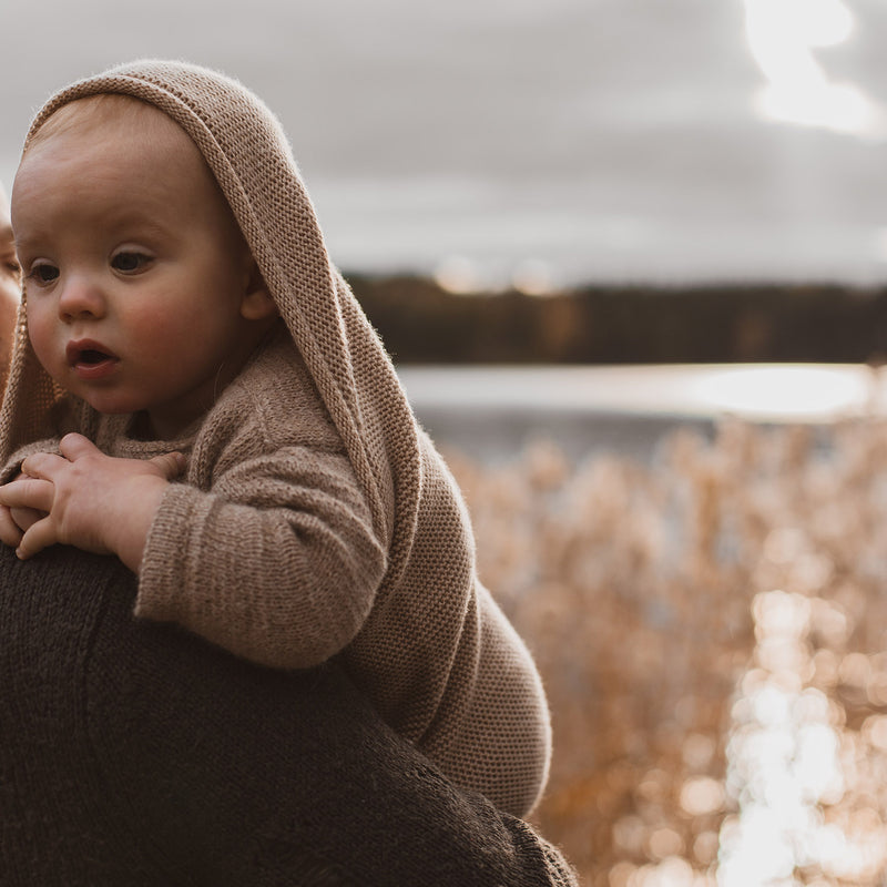 Merino Wool Cocoon - Sand