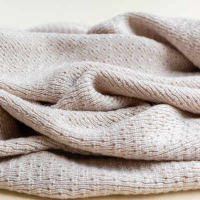 Merino Wool Dora Blanket/Swaddle - Off White