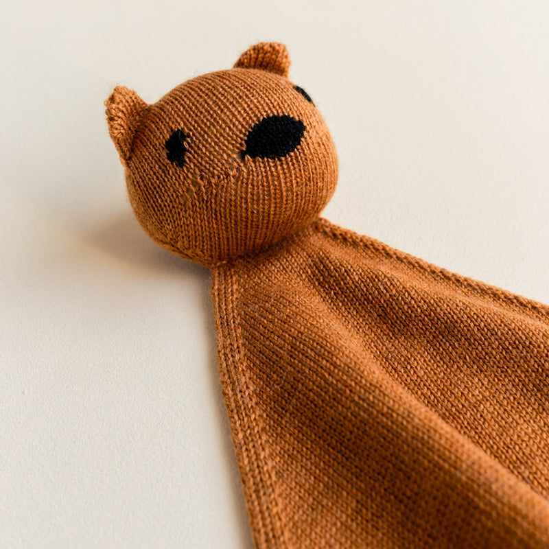 Merino Wool Tokki Teddy Comforter - Rust