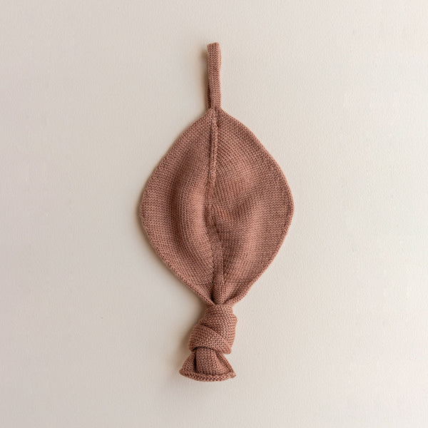Merino Wool Titi Soother Holder - Terracotta