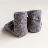 Baby Merino Wool Booties - Otter