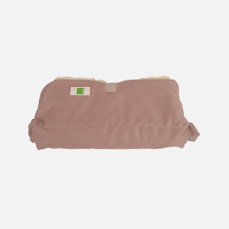 Cotton/Sheepskin Buggy Hand Warmer - Sand