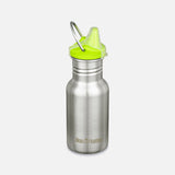 Kid’s Stainless Steel Sippy Water Bottle - 355ml - Brushed Stainless