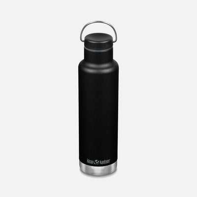 Stainless Steel Classic Insulated Water Bottle - 592ml - Black
