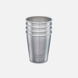 Stainless Steel Cups - 296ml - Set of 4