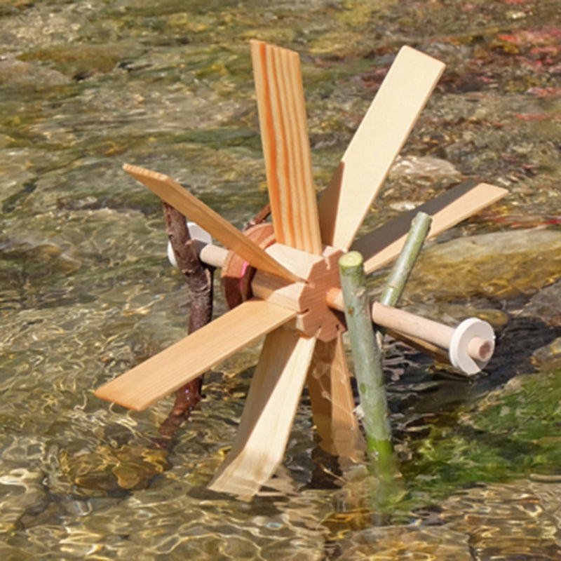 Wooden Little Waterwheel