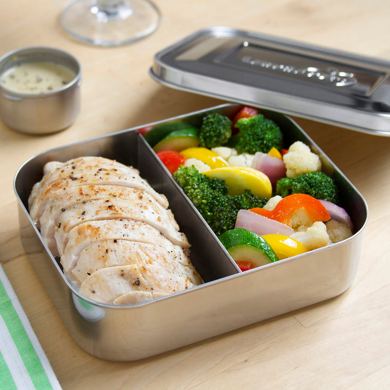 Stainless Steel Medium Duo Bento Lunch Box