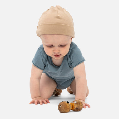 Baby Cotton Filur Hat - Peanut