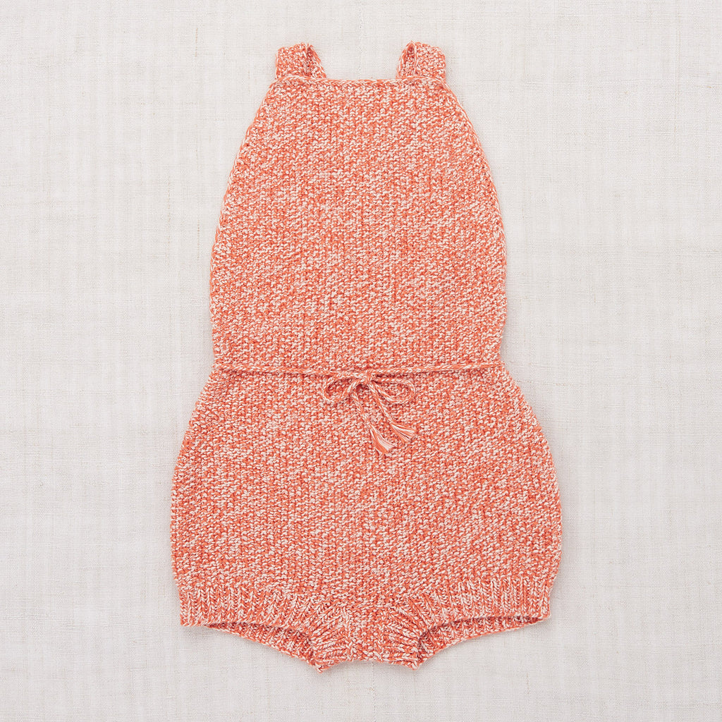 Pima Cotton Cottonseed Starfish Sunsuit - Melon – MamaOwl