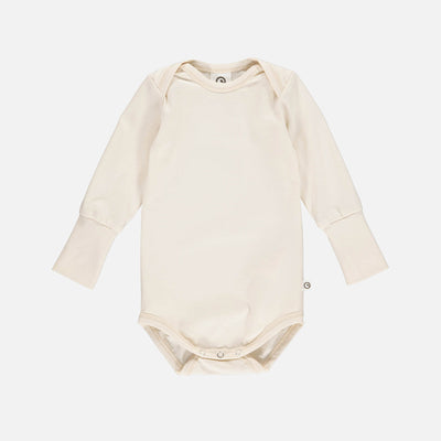 Baby Cotton LS Body - Buttercream