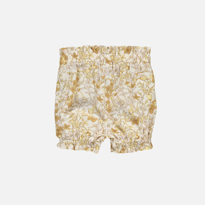 Baby Cotton Poplin Fiona Bloomers - Buttercream Floral