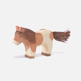 Handcrafted Wooden Shetland Pony Standing