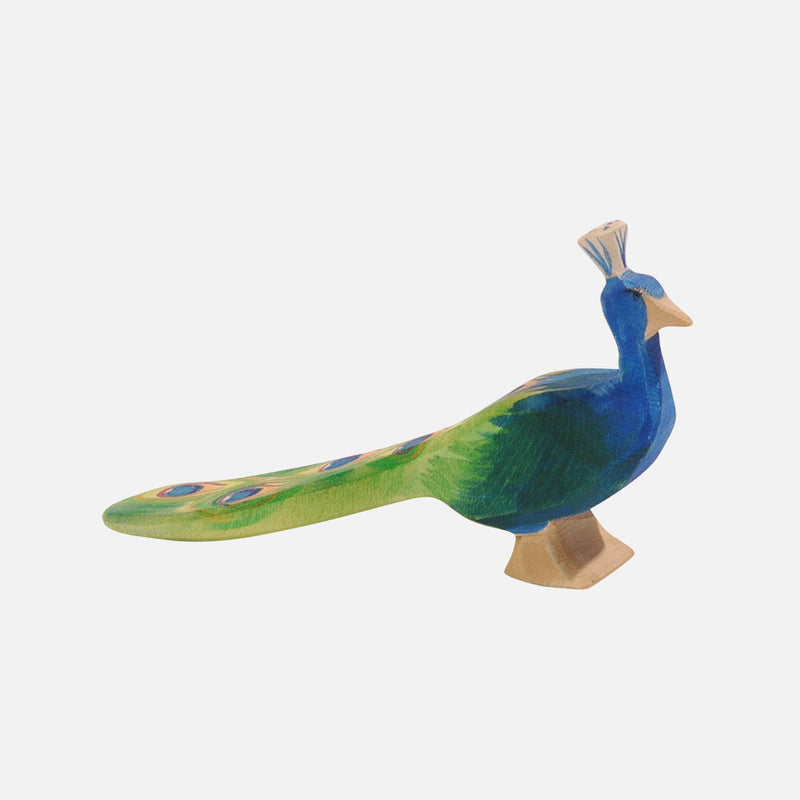 Handcrafted Wooden Peacock