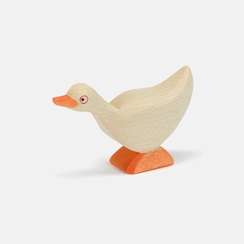 Handcrafted Wooden Standing Goose