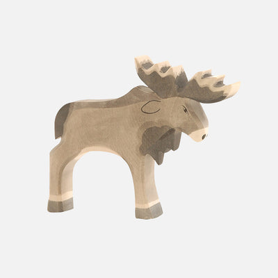 Handcrafted Wooden Moose