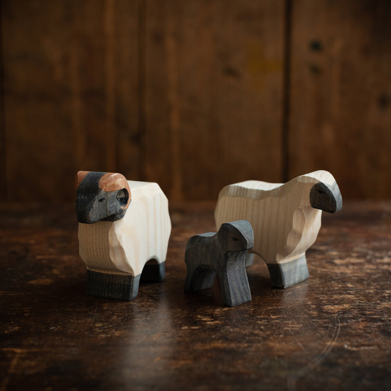 Handcrafted Wooden Moorland Ram