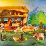 Handcrafted Wooden Shetland Pony Standing