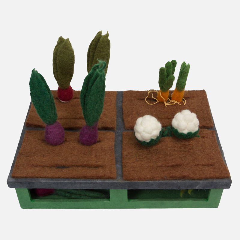 Felted Wool Grow A Garden - Set of 16